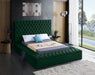 Bliss Velvet Full Bed (3 Boxes) Green - BlissGreen-F