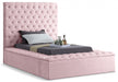 Bliss Velvet Twin Bed (3 Boxes) Pink - BlissPink-T