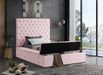 Bliss Velvet Twin Bed (3 Boxes) Pink - BlissPink-T