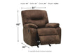 Bolzano Coffee Recliner - 9380225 - Gate Furniture