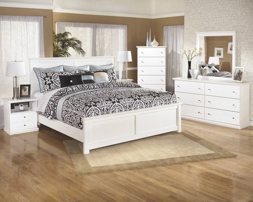 Bostwick Shoals White Queen Panel Bed - Gate Furniture