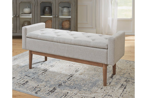 Briarson Beige/Brown Storage Bench - A3000247 - Gate Furniture