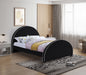 Brody Velvet Full Bed Black - BrodyBlack-F