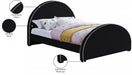 Brody Velvet Full Bed Black - BrodyBlack-F