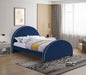 Brody Velvet Full Bed Blue - BrodyNavy-F