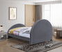 Brody Velvet King Bed Grey - BrodyGrey-K