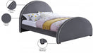 Brody Velvet King Bed Grey - BrodyGrey-K