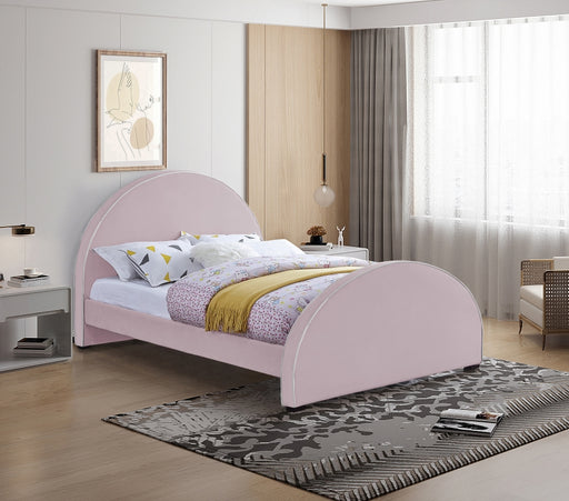 Brody Velvet King Bed Pink - BrodyPink-K