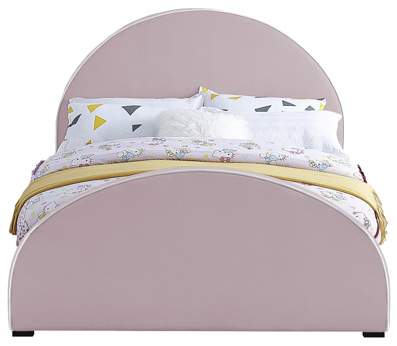 Brody Velvet Queen Bed Pink - BrodyPink-Q