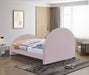 Brody Velvet Queen Bed Pink - BrodyPink-Q