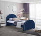 Brody Velvet Twin Bed Blue - BrodyNavy-T