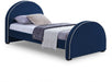 Brody Velvet Twin Bed Blue - BrodyNavy-T