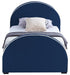 Brody Velvet Twin Bed Blue - BrodyNavy-T