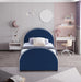 Brody Velvet Twin Bed Blue - BrodyNavy-T