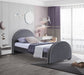 Brody Velvet Twin Bed Grey - BrodyGrey-T