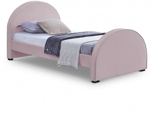 Brody Velvet Twin Bed Pink - BrodyPink-T