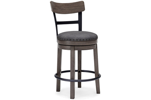 Caitbrook Gray Counter Height Bar Stool - D388-224 - Gate Furniture