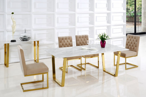 Cameron Gold Dining Table Gold - 712-T