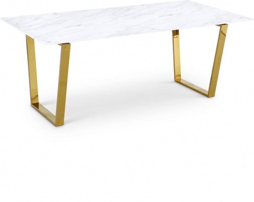 Cameron Gold Dining Table Gold - 712-T