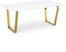 Cameron Gold Dining Table Gold - 712-T