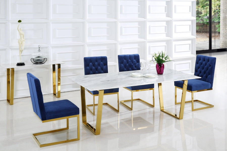 Cameron Gold Dining Table Gold - 712-T