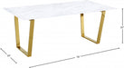 Cameron Gold Dining Table Gold - 712-T