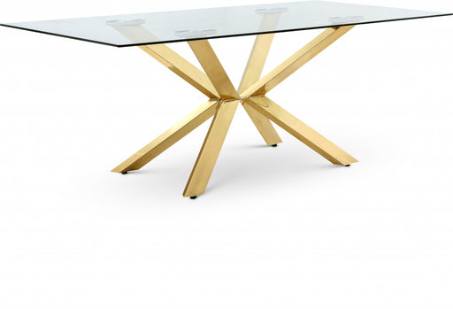 Capri Gold Dining Table Gold - 716-T