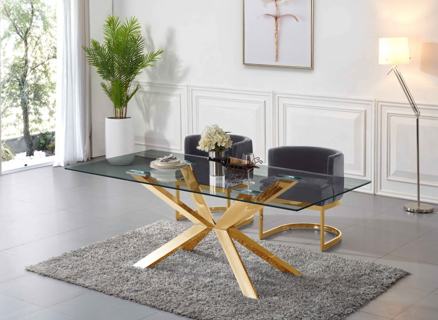 Capri Gold Dining Table Gold - 716-T