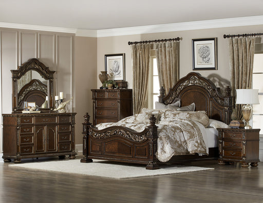 Catalonia Cherry Panel Bedroom Set - Gate Furniture