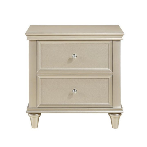 Celandine Silver Nightstand - 1928-4 - Gate Furniture