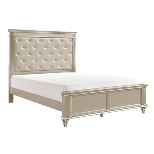 Celandine Silver Queen Panel Bed - 1928-1 - Gate Furniture