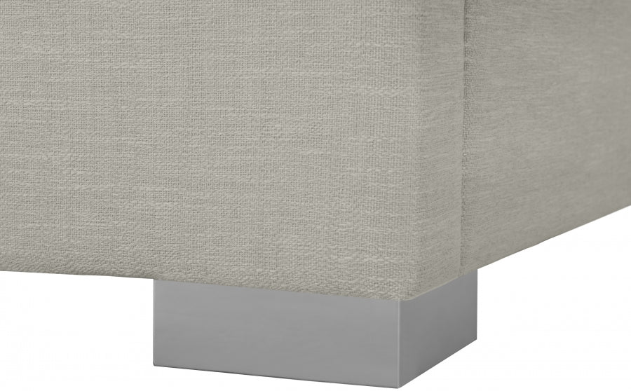 Crosby Linen Textured Full Bed Beige - CrosbyBeige-F