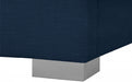 Crosby Linen Textured King Bed Blue - CrosbyNavy-K