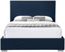 Crosby Linen Textured King Bed Blue - CrosbyNavy-K