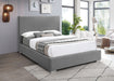 Crosby Linen Textured King Bed Grey - CrosbyGrey-K