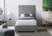 Crosby Linen Textured Twin Bed Grey - CrosbyGrey-T