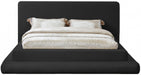 Dane Teddy Fabric Queen Bed (3 Boxes) Black - DaneBlack-Q