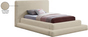 Dane Teddy Fabric Twin Bed (3 Boxes) Beige - DaneBeige-T