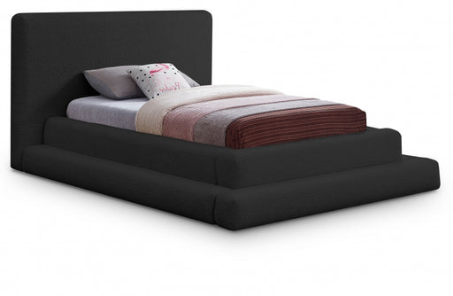 Dane Teddy Fabric Twin Bed (3 Boxes) Black - DaneBlack-T