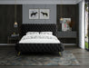 Delano Velvet King Bed Black - DelanoBlack-K