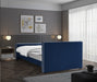 Dillard Velvet Full Bed Blue - DillardNavy-F