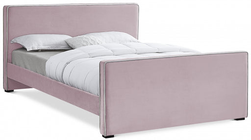 Dillard Velvet Full Bed Pink - DillardPink-F