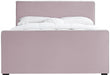 Dillard Velvet Queen Bed Pink - DillardPink-Q