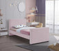 Dillard Velvet Twin Bed Pink - DillardPink-T