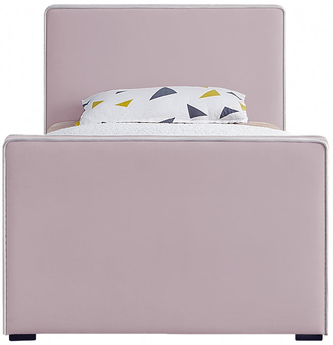 Dillard Velvet Twin Bed Pink - DillardPink-T