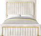 Dolce Velvet Queen Queen Bed (3 Boxes) Cream - DolceCream-Q