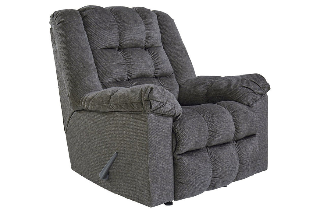 Drakestone Charcoal Recliner - 3540225 - Gate Furniture