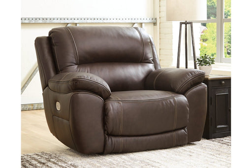 Dunleith Chocolate Power Recliner - U7160482 - Gate Furniture