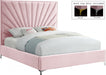 Eclipse Velvet King Bed Pink - EclipsePink-K