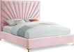 Eclipse Velvet King Bed Pink - EclipsePink-K